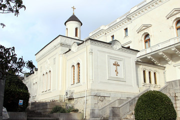 House of the Holy cross Church in Livadia Yalta