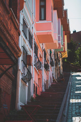 colourful houses at balat