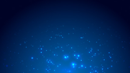 Dot white blue pattern screen led light gradient texture background. Abstract  technology big data digital background. 3d rendering.