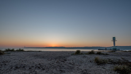 Leuchtturm auf der Ostsee in Kiel 