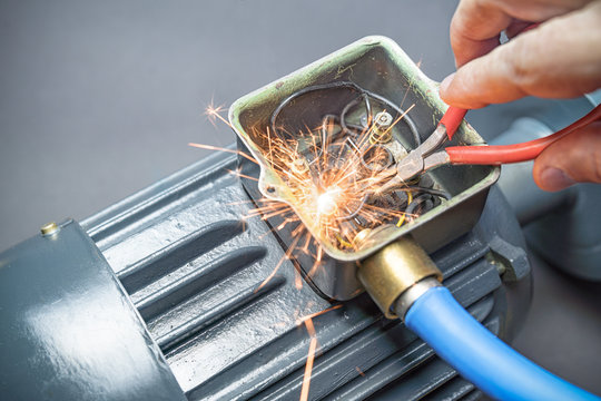 Kurzschluss, Kabel, Motor