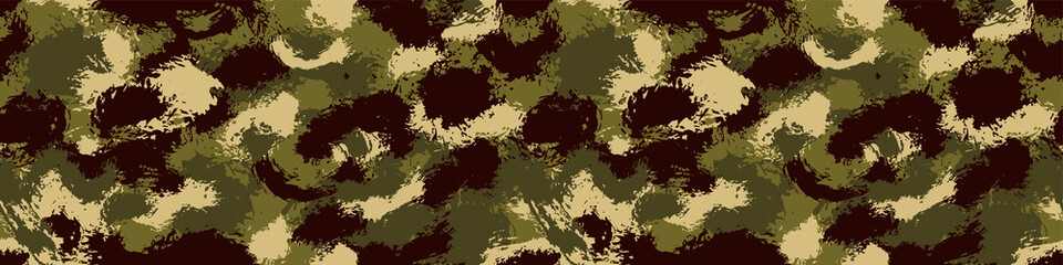Camouflage background. Seamless pattern.Vector. 迷彩パターン