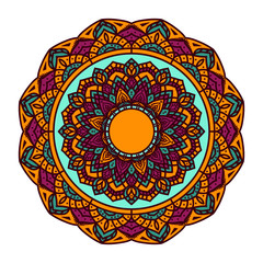 Creative mandala ornamental background Premium Vector