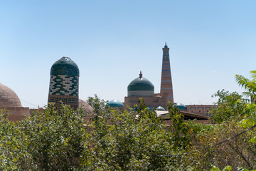 Fototapeta premium Inside the Itchan Kala fortress in Khiva