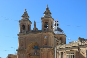 Eglise de Marsaxlokk sur l'île de Malte