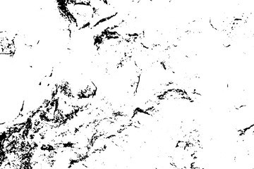 Grunge black and white texture background (Vector). Use for decoration, aging or old layer