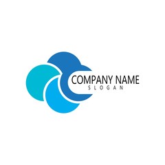 cloud logo vector