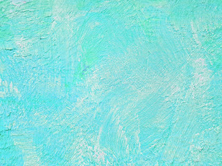 Fototapeta premium Wall painted with brush strokes texture.