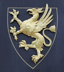 Griffin as a symbol for a coat of arms