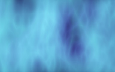 Background of abstract white color smoke isolated on blue color background. The wall of white fog. 3D illustration