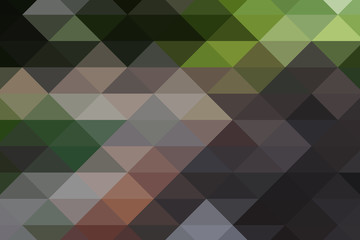 Obraz premium Multi-colored rectangular pixel background. The texture consisting of multi-colored triangles.
