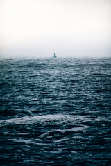 Fototapeta premium bell float middle ocean