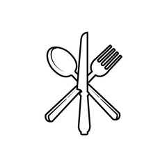Spoon Fork Knife Vector Illustration