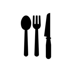 Spoon Fork Knife Vector Illustration