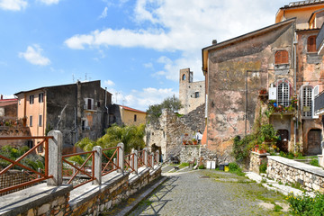 A small square in the town of Terracina, Italy.