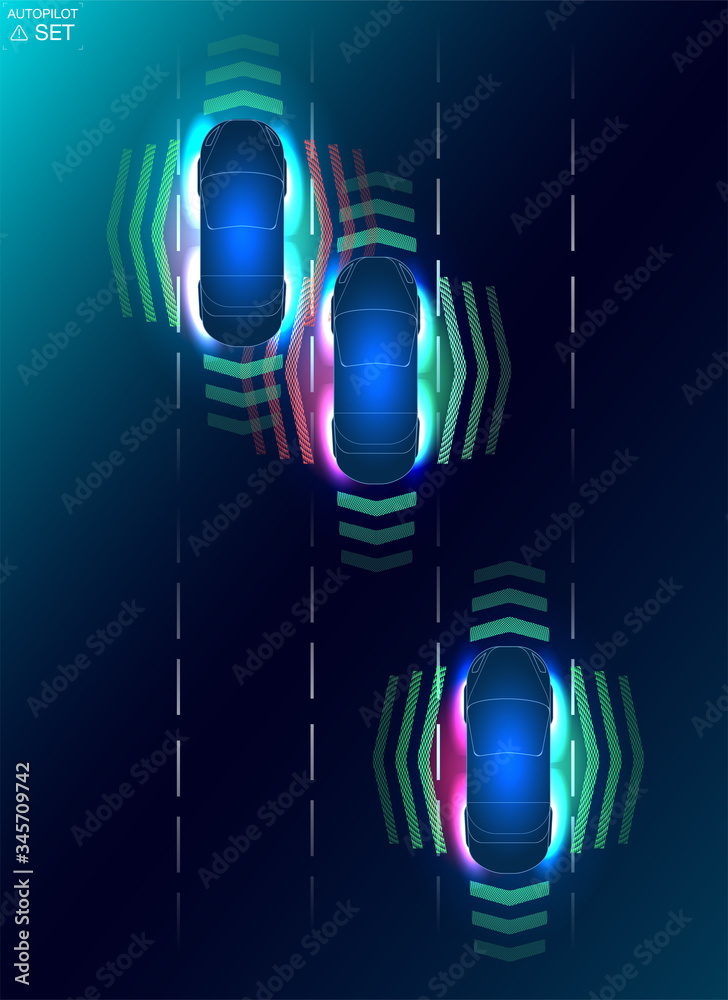 Poster futuristic user interface. hud abstract virtual graphic touch user interface. cars infographic. vect