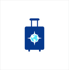 Travel logo design icon vector template. Creative compass concept logo graphic
