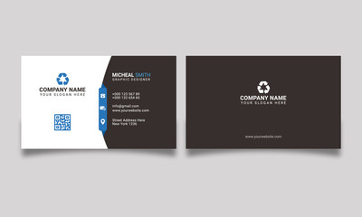 Creative corporate business card design template