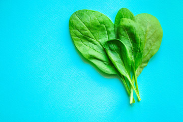 spinach petals, fresh green vegetables grass microgreen Menu concept, food background, keto or...