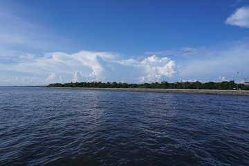 view from the pier