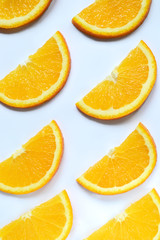 background of set of orange slices