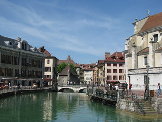 Obraz premium Annecy, France. La petit venice.