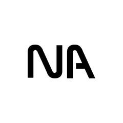 Initial Letter NA Logo Design Vector Template. Creative Abstract NA Letter Logo Design