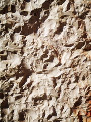Grey stone wall. A rocky background.