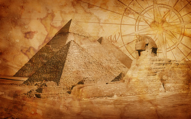 Obraz na płótnie Canvas Egypt Cairo - Giza
