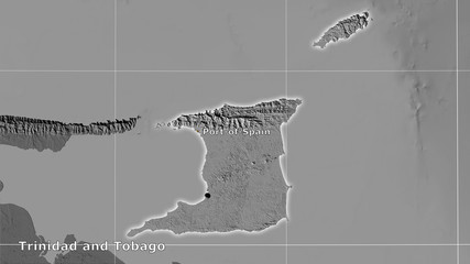 Trinidad and Tobago, bilevel elevation - composition