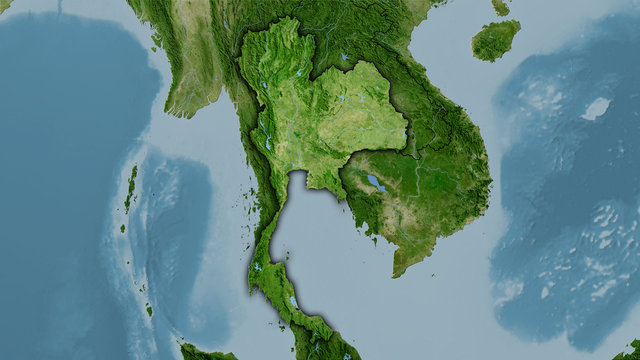 Thailand, satellite B - dark glow