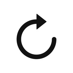Reload icon vector. Refresh sign