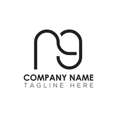 Initial Letter NG Logo Design Vector Template. Creative Abstract NG Letter Logo Design