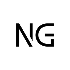 Initial Letter NG Logo Design Vector Template. Creative Abstract NG Letter Logo Design