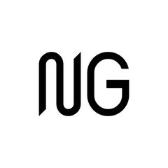 Initial Letter NG Logo Design Vector Template. Creative Abstract NG Letter Logo Design