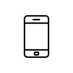 Smartphone icon in trendy flat design