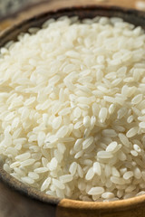 Raw Organic Dry White Rice
