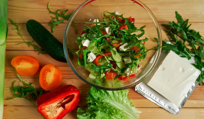 fresh vegetables on the table
