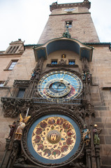 astronomical clock in the old town square of prague