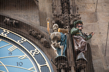 astronomical clock in the old town square of prague