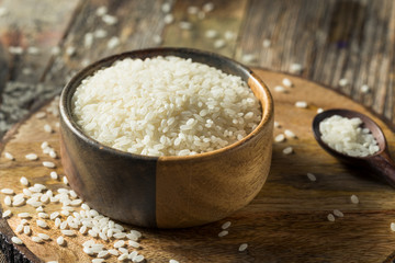 Raw Organic Dry White Rice