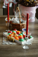 christmas decoration with candles