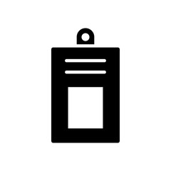 Identification card icon