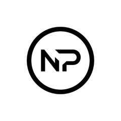Initial Letter NP Logo Design Vector Template. Creative Abstract NP Letter Logo Design © Rana