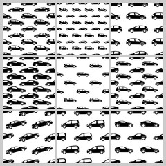 Seamless pattern with cars