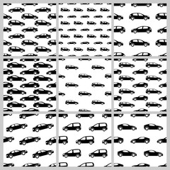 Seamless pattern with cars