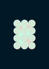 Colour Dots Universe Logo art design illustration