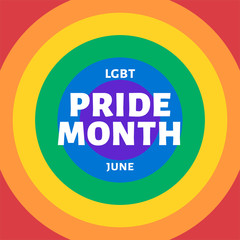 LGBT pride month . Background, poster, postcard, banner design. - 345731998