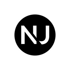 Initial Letter NU Logo Design Vector Template. Creative Abstract NU Letter Logo Design