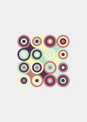 Colour Dots Universe Logo art design illustration